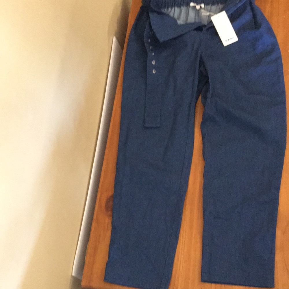 A peach dress pant
